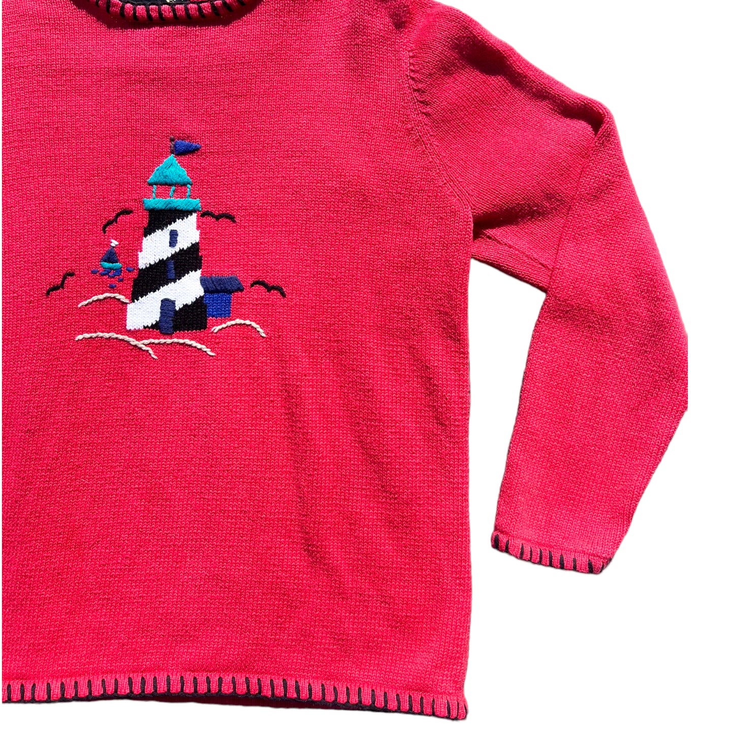 Knitted Lighthouse Sweater (M)