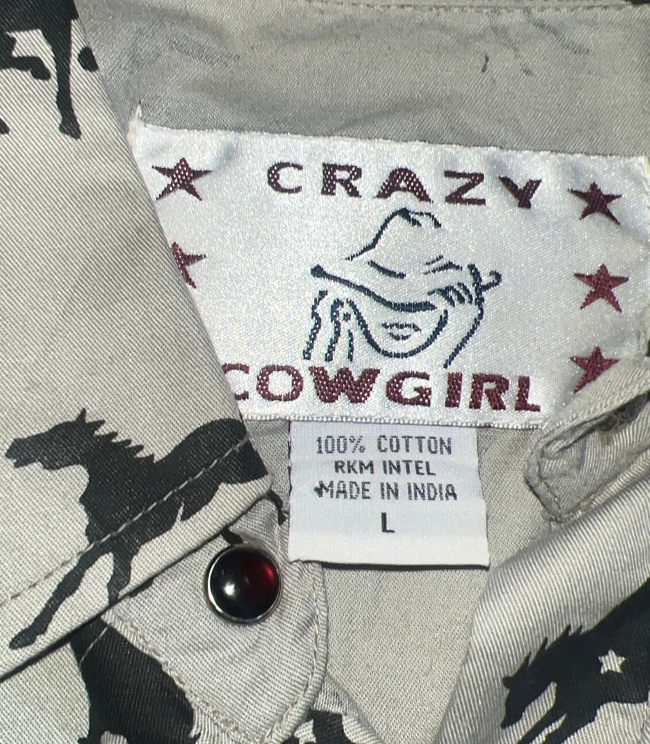 Crazy Horse Rider Button Up (L)