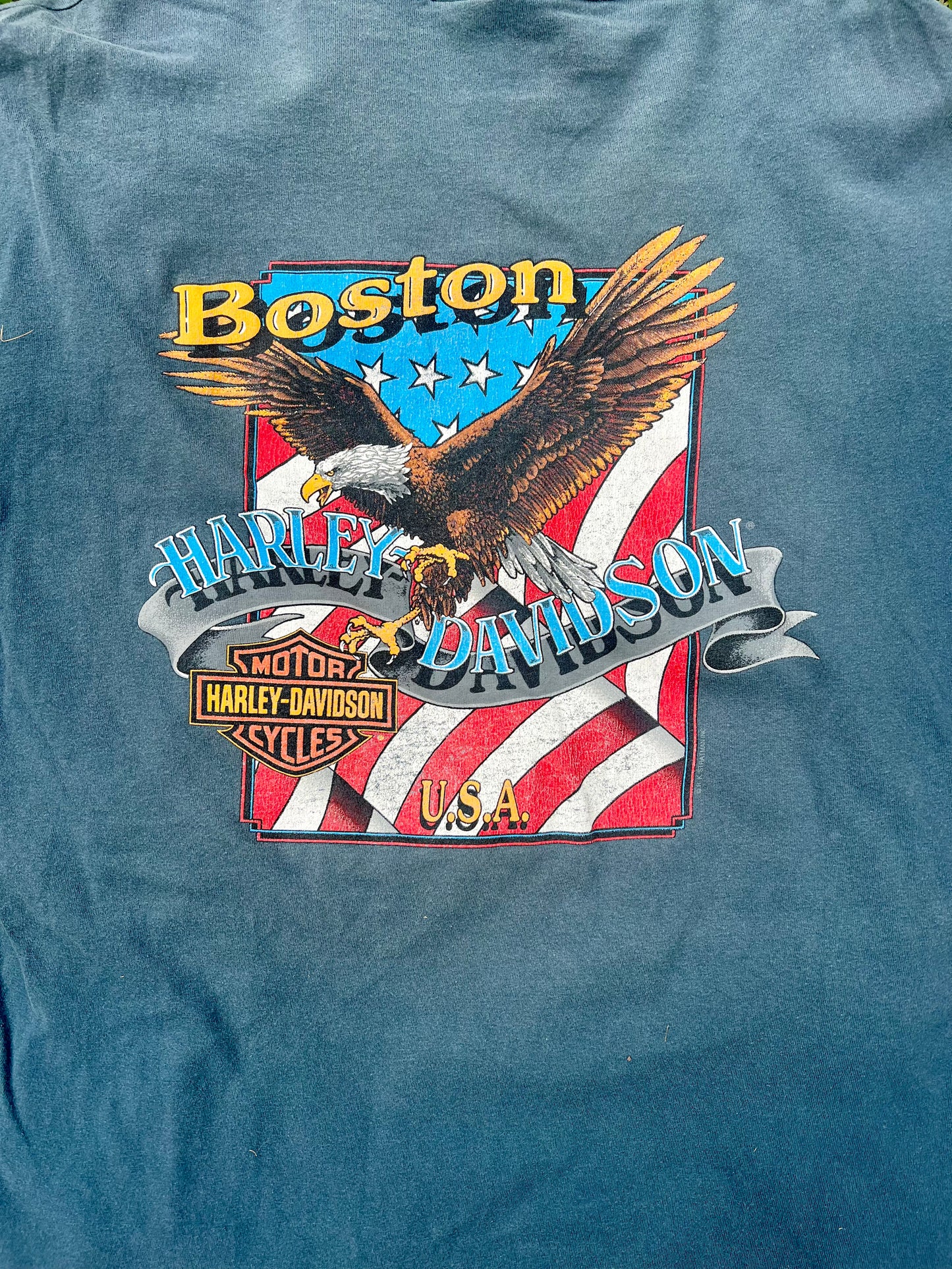 Harley Davidson Pumping Iron Boston Tee (XXL)