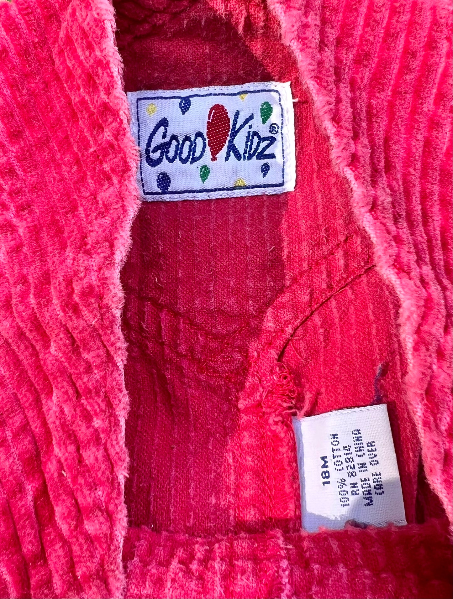 Good Kids Pink Corduroy Overalls