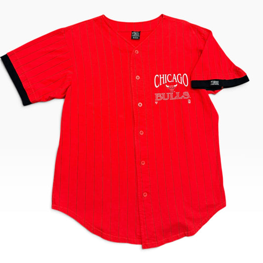 Chicago Bulls Double Cuffed Tee Jersey