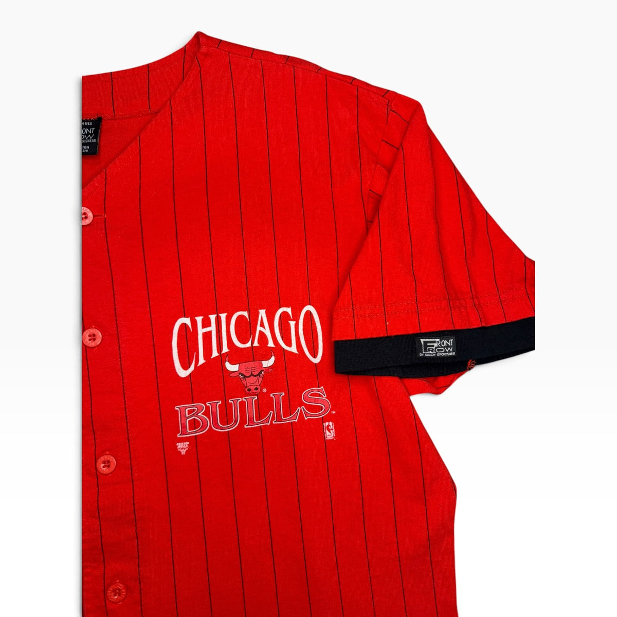 Chicago Bulls Double Cuffed Tee Jersey