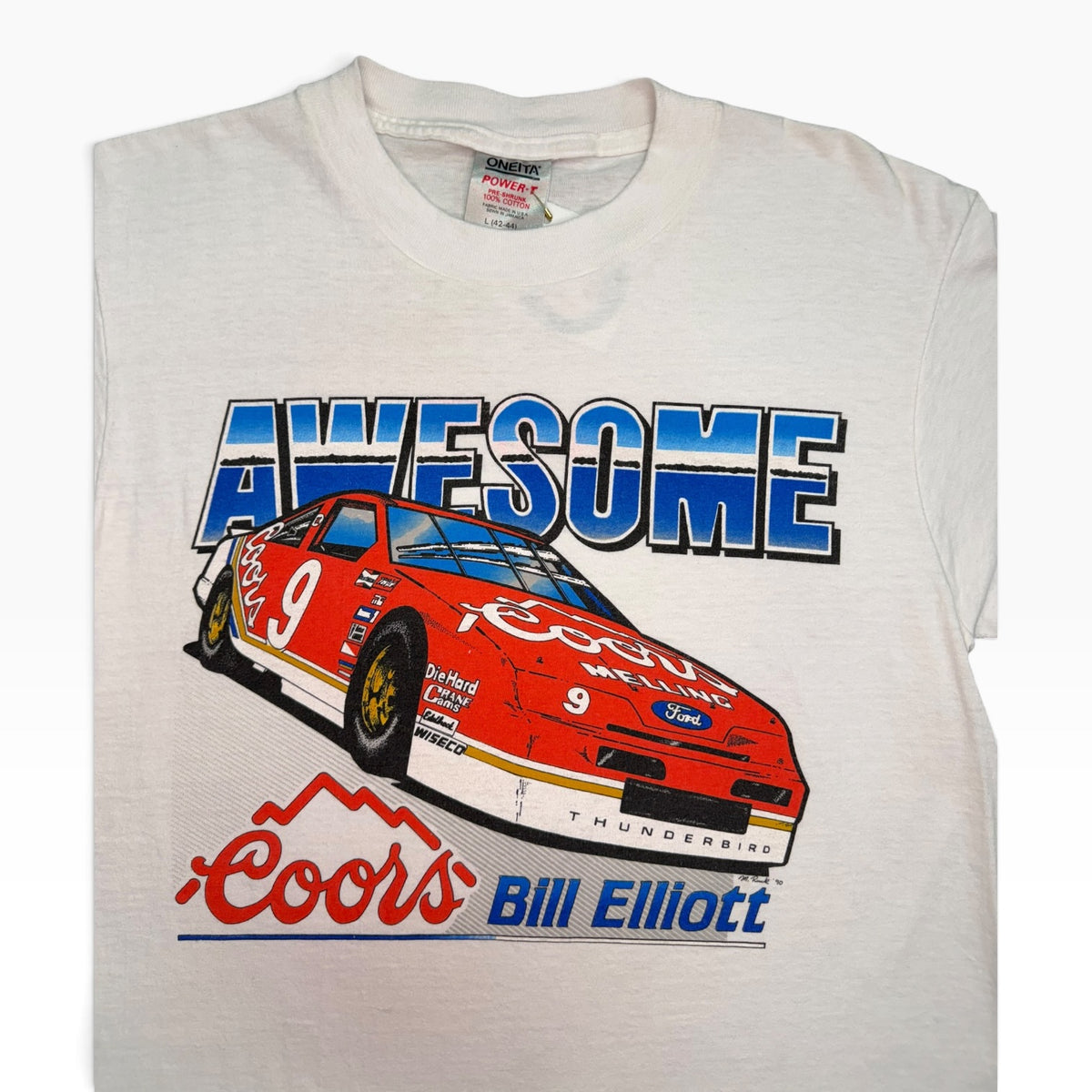 1990 Bill Elliot Coors Light Tee