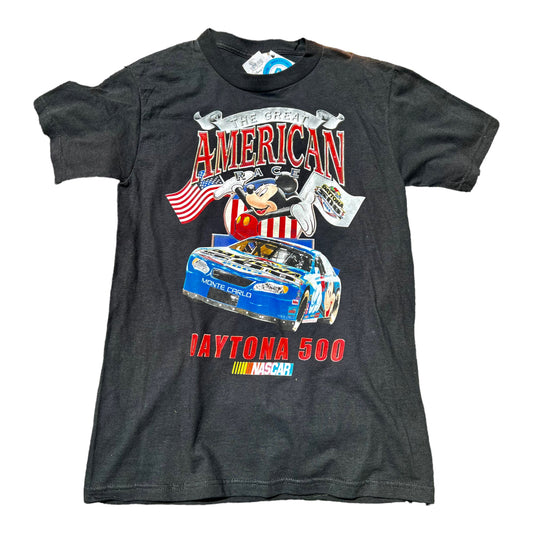 Mickey goes to Nascar Tee (S)