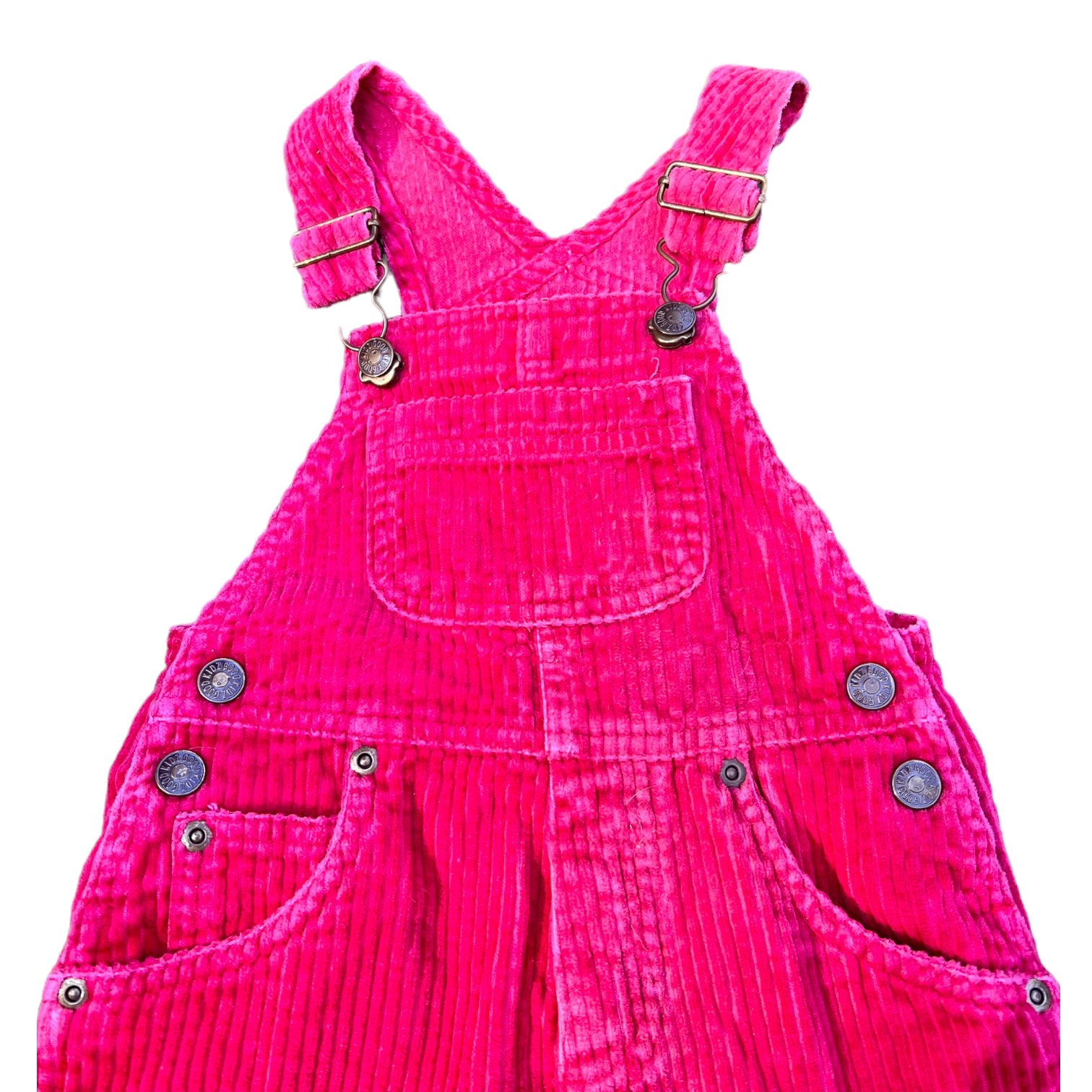 Good Kids Pink Corduroy Overalls – - Main Image