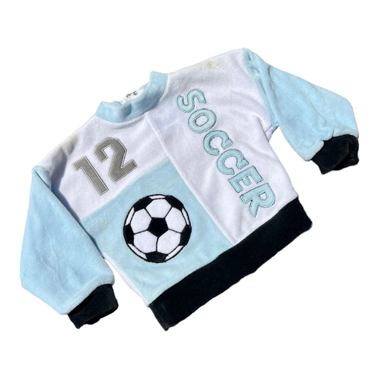 Kids Soccer Fuzzy Sweater