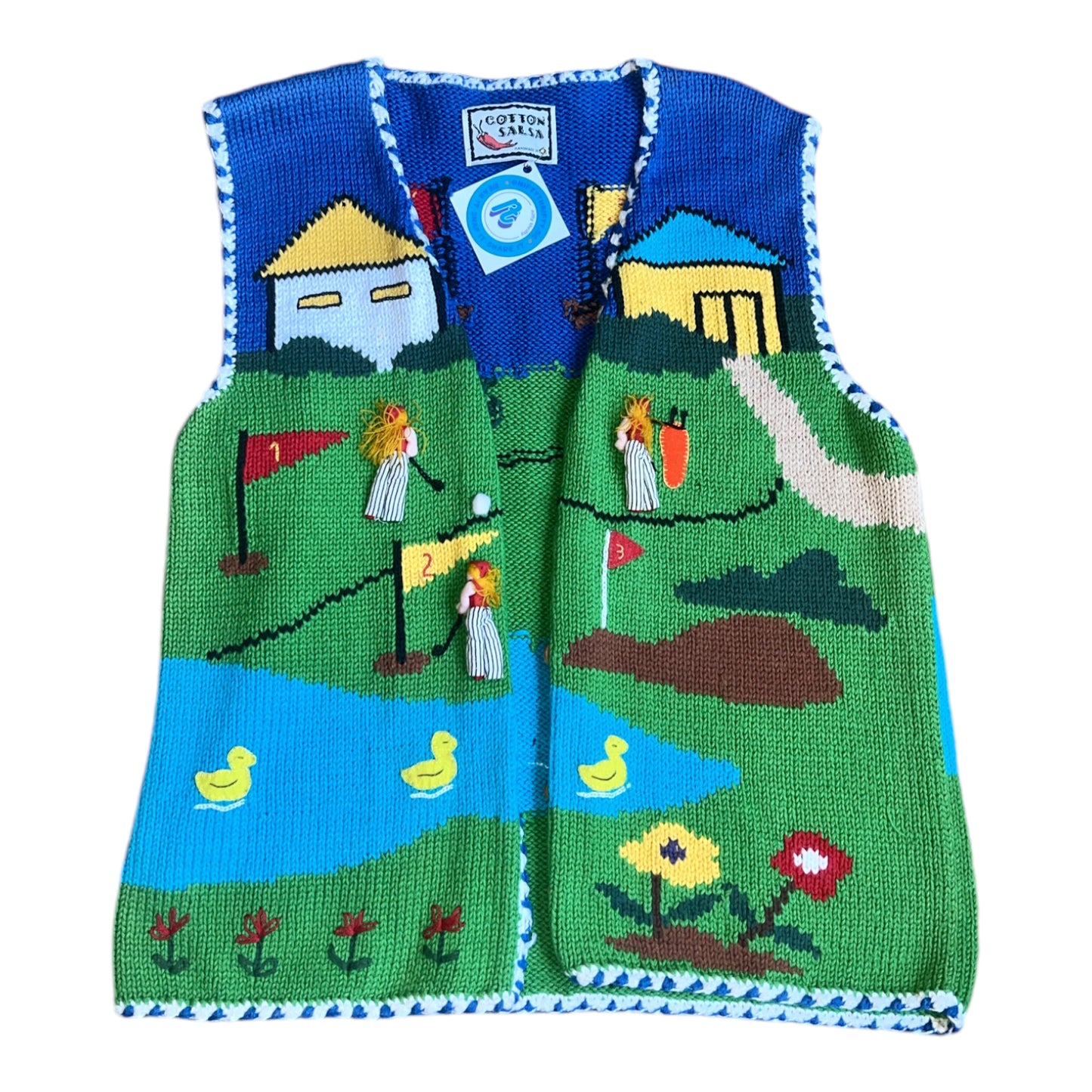 Made in Peru Knitted Vest (L)