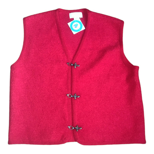 Red Buckle Vest (L)